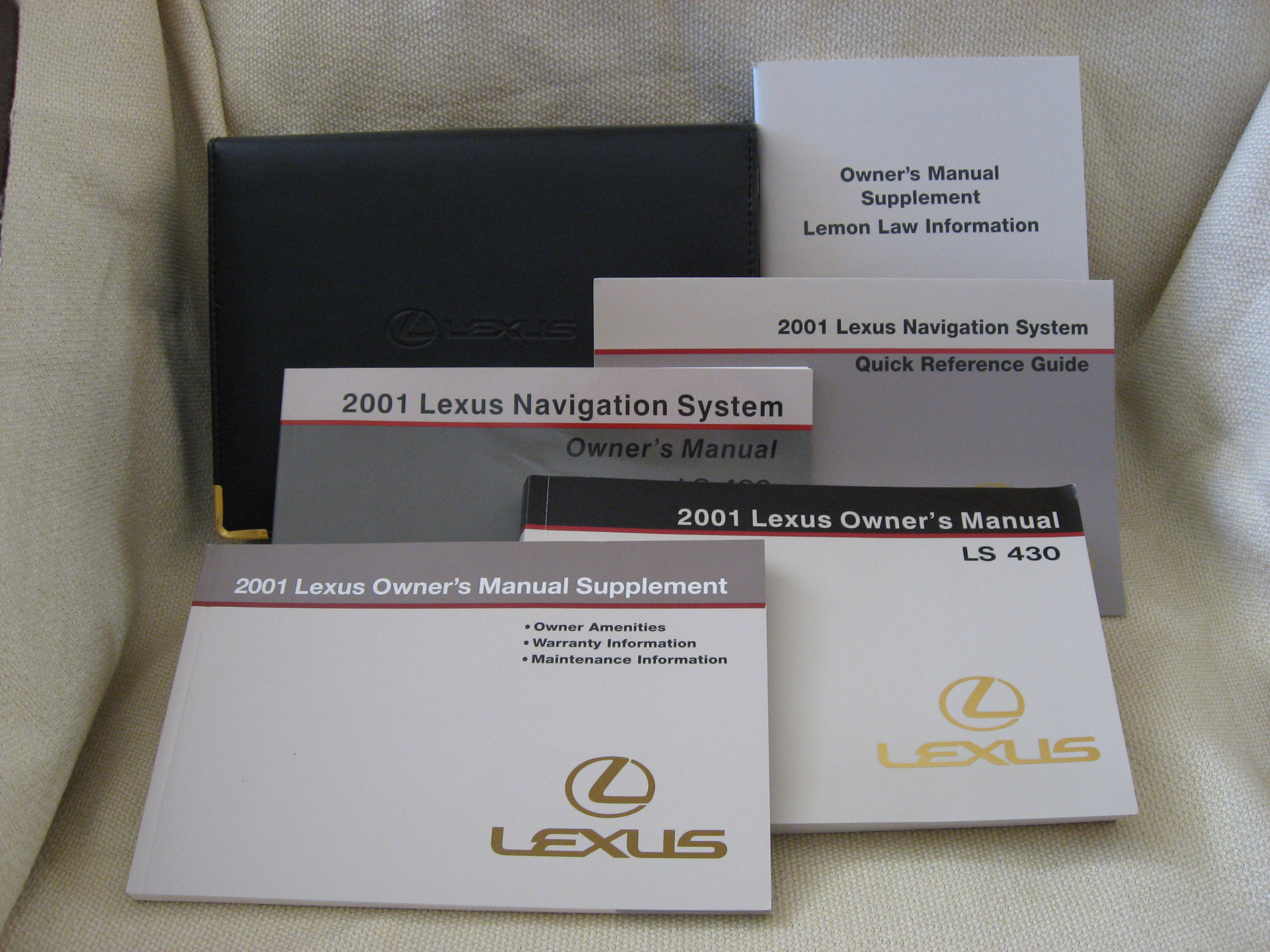 Lexus Owners Manuals